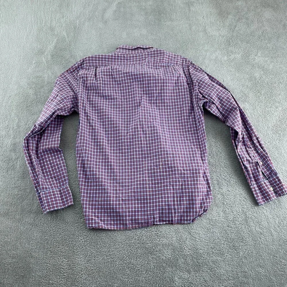 J. Crew Slim Fit Long Sleeve Button-Down Shirt Size L Plaid 100% Cotton 5914